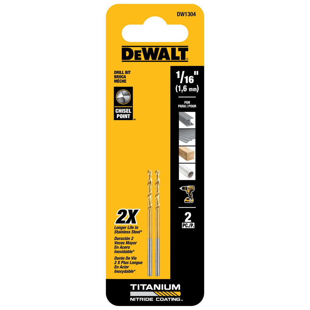 1/16in TITANIUM SPEED TIP DW1304