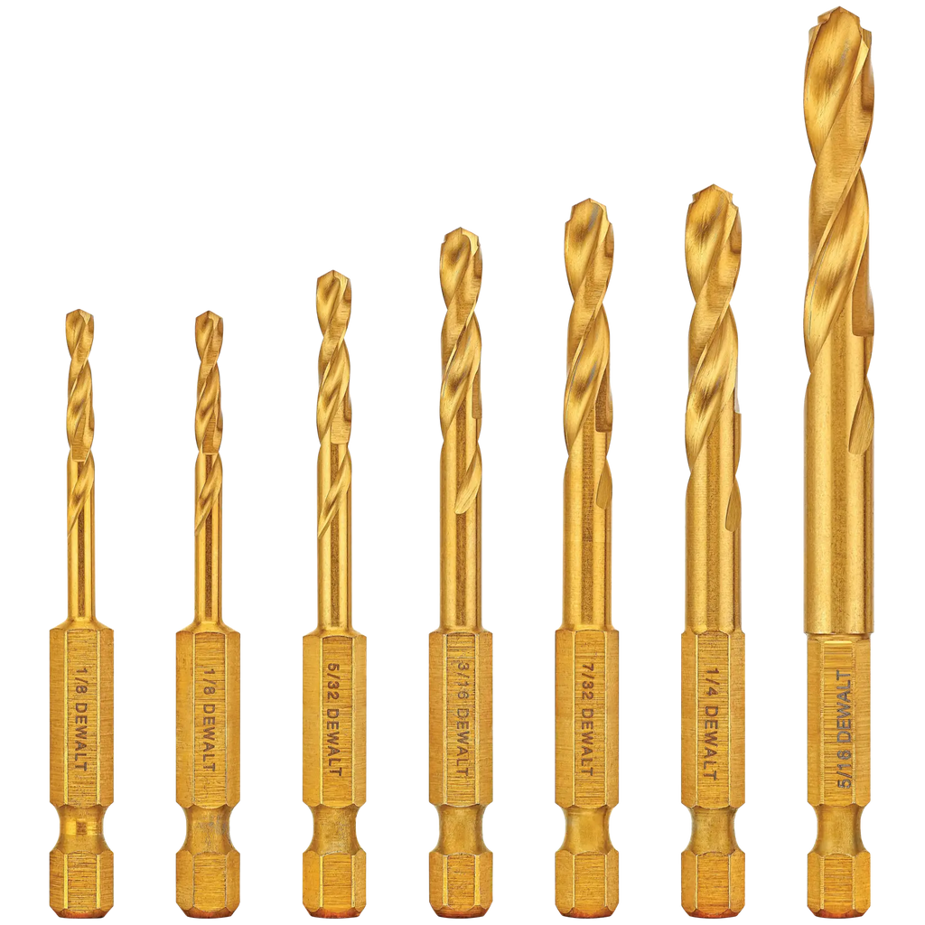 7 PC TITANIUM DRILLING S DD5157