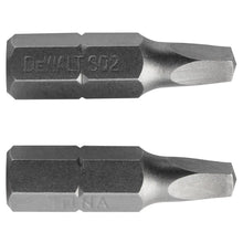 Load image into Gallery viewer, #2 SQUARE RECESS BIT TIP DW2202