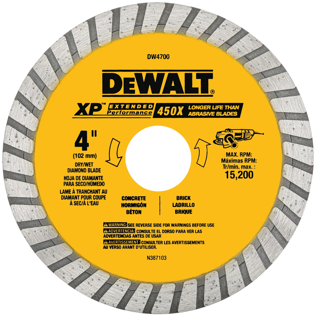 4in Dry Cut Diamond Blade DW4700
