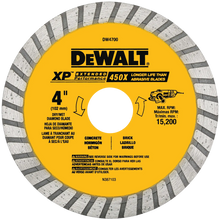 Load image into Gallery viewer, 4in Dry Cut Diamond Blade DW4700