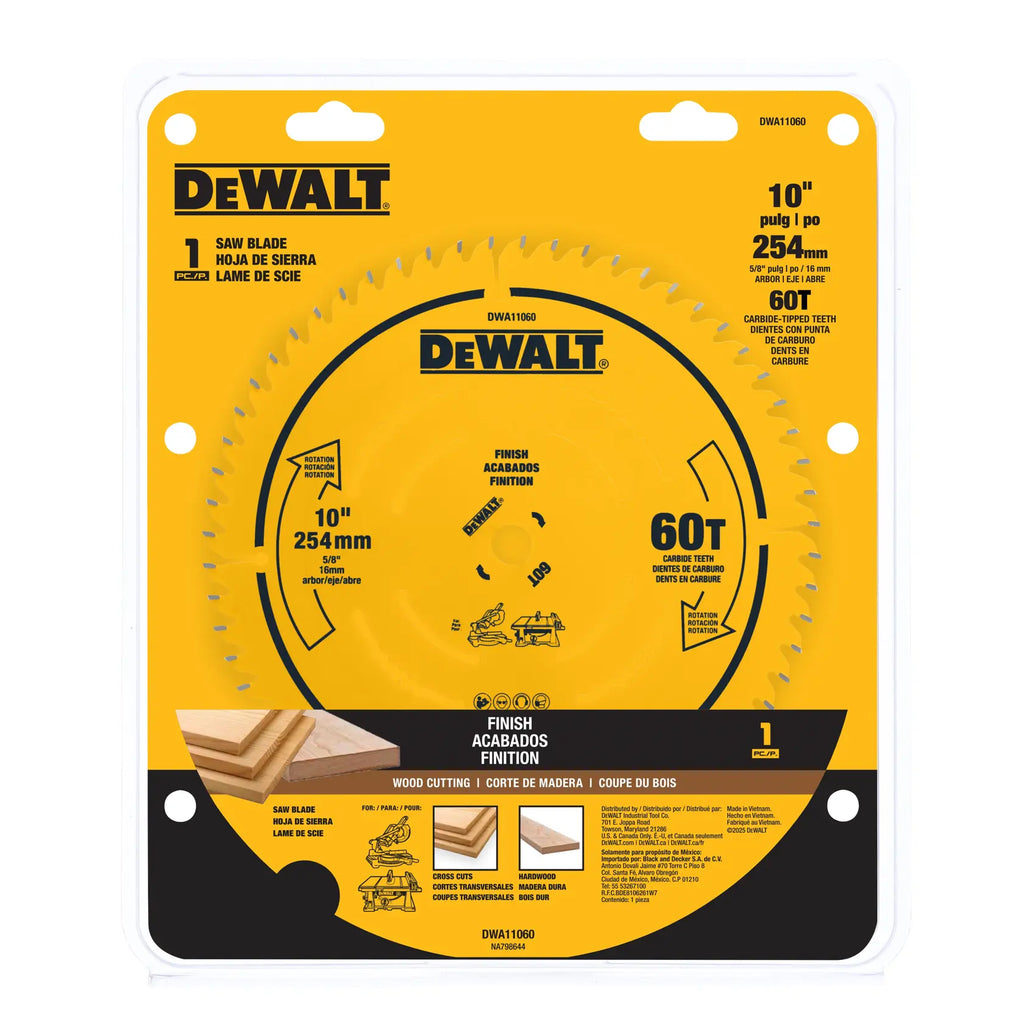 10 in. 60T General Purpo DWA11060