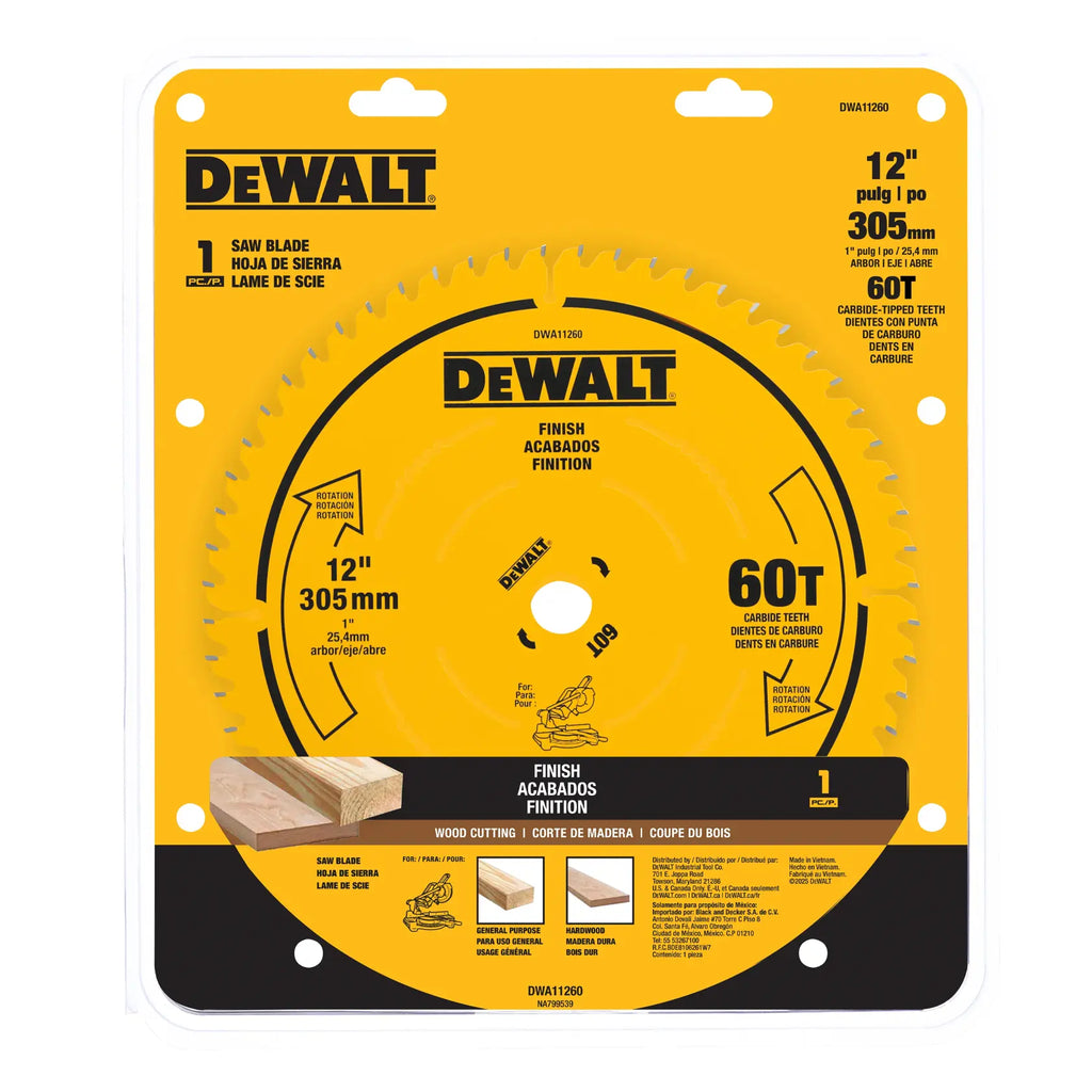 12 in. 60T General Purpo DWA11260