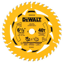 Load image into Gallery viewer, 6 1/2in 40T BLISTER DWA261240
