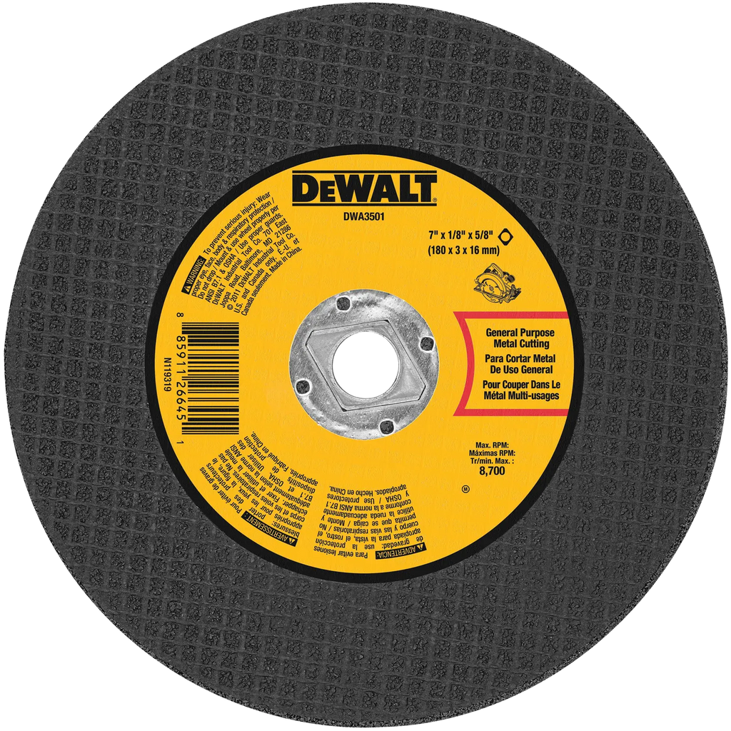 7 X 1/8 METAL ABRASIVE B DWA3501