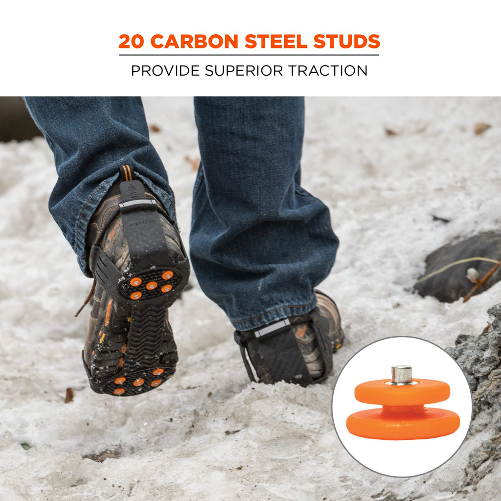 Ergodyne TREX 6310 Ice Traction Device - carbon steel studs