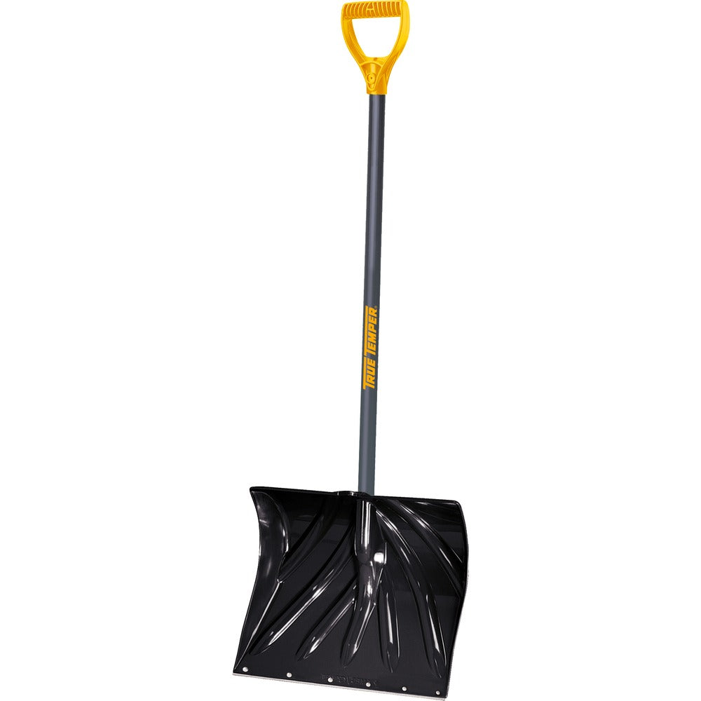 Poly snow shovel with D-grip handle
