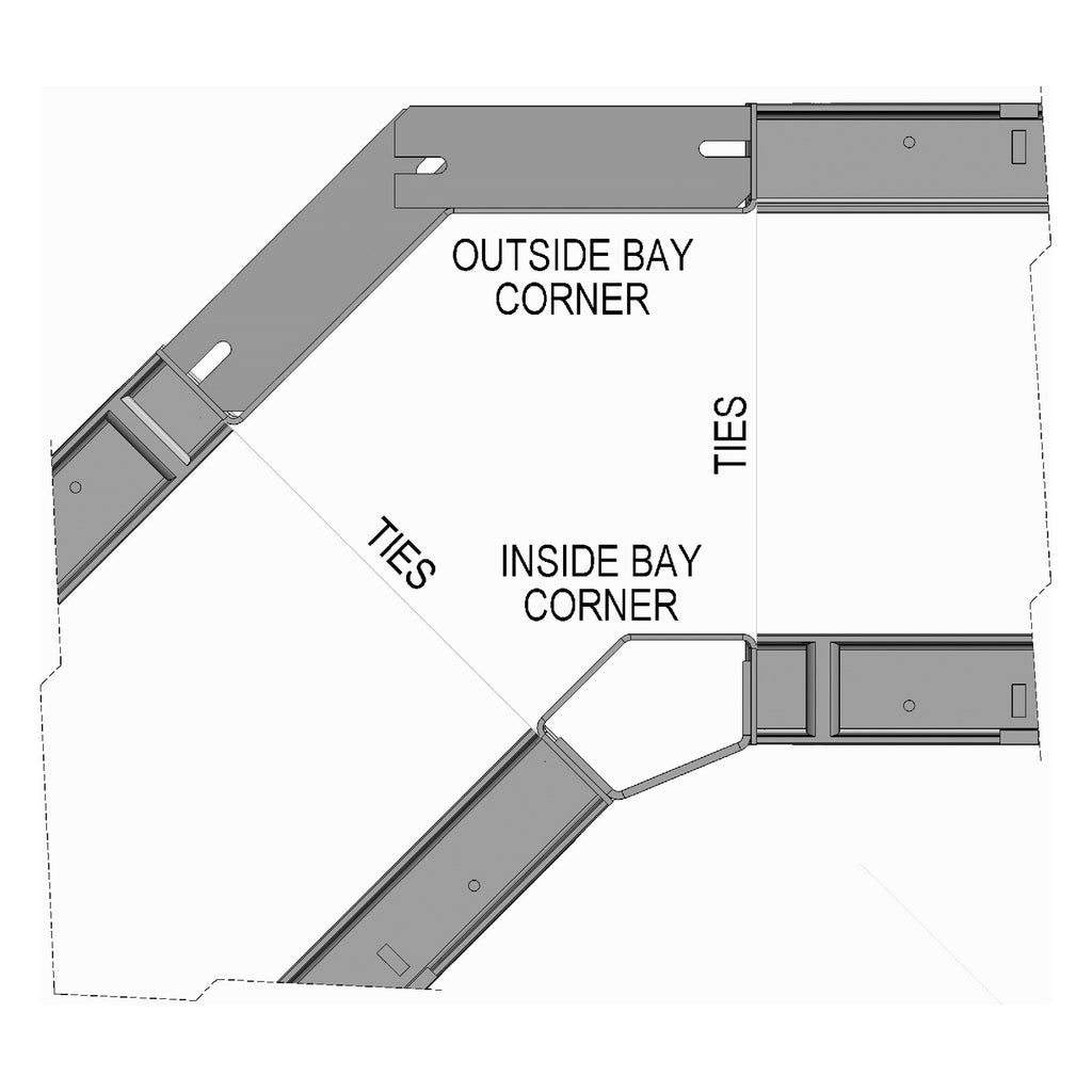 Steel-Ply Outside Bay Corner