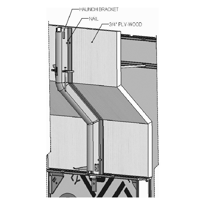 Steel-Ply Haunch Support Bracket