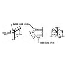 Load image into Gallery viewer, Steel-Ply Triple Hinge Corner