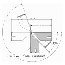 Load image into Gallery viewer, Steel-Ply Inside Hinge Corner