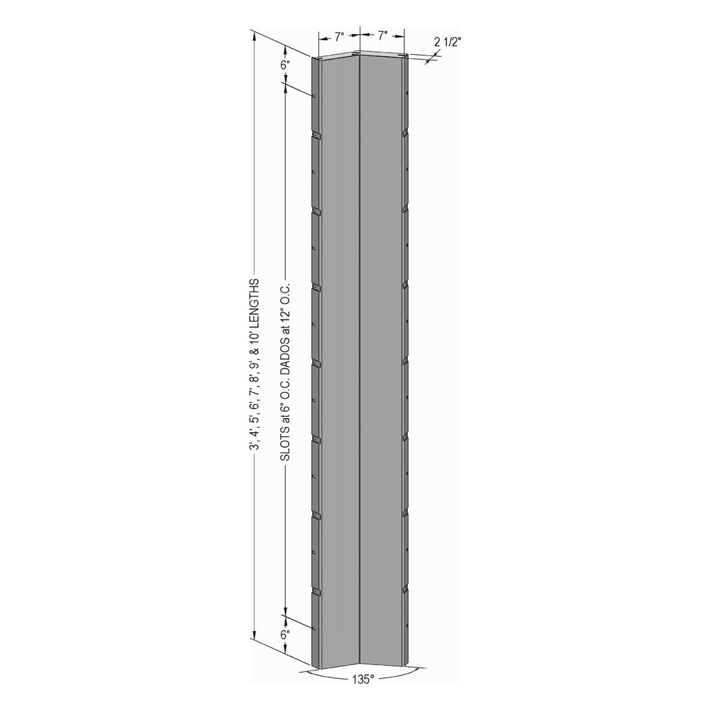 Steel-Ply Outside Bay Corner