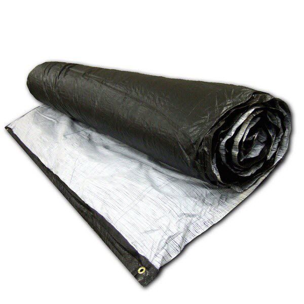 Farrell Equipment 411585FP Hi-Viz Shock Yellow 4-Layer Insulated Concrete  Blankets 12' Wide x 24